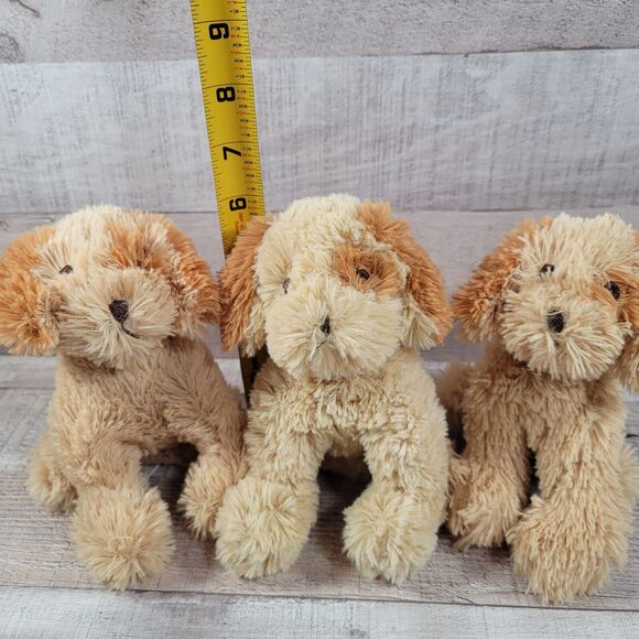Spaniel Golden Dog Plush Doodle Triplets Puppy Friend for Life Stuffed Animal6 - Picture 5 of 9